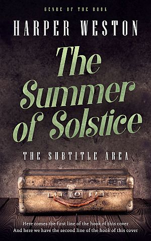 Premade Book Cover Thunder - ID 23985