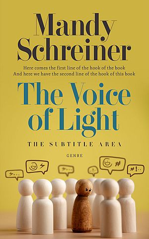 Premade Book Cover Turmeric - ID 25003