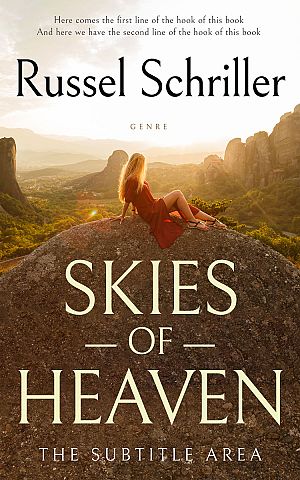 Premade Book Cover Metallic Bronze - ID 25020