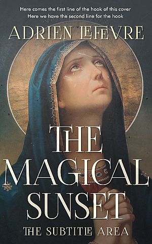 Premade Book Cover Lunar Green - ID 30636