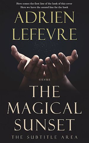 Premade Book Cover Thunder - ID 30654