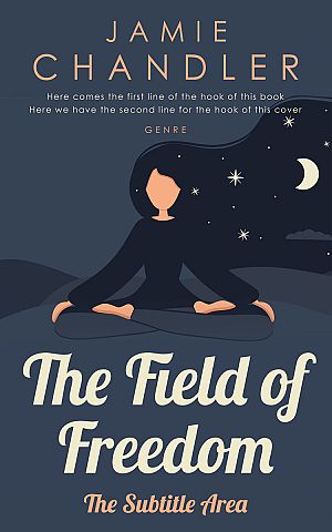 Premade Book Cover Oxford Blue - ID 30869