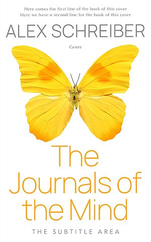 Premade Book Cover Lightning Yellow - ID 34324