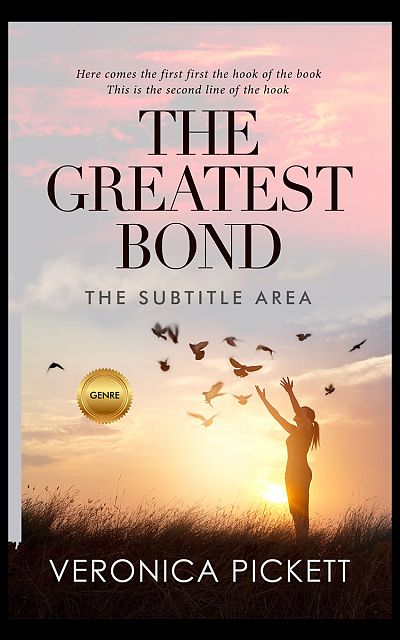Pre Made Book Cover Bone