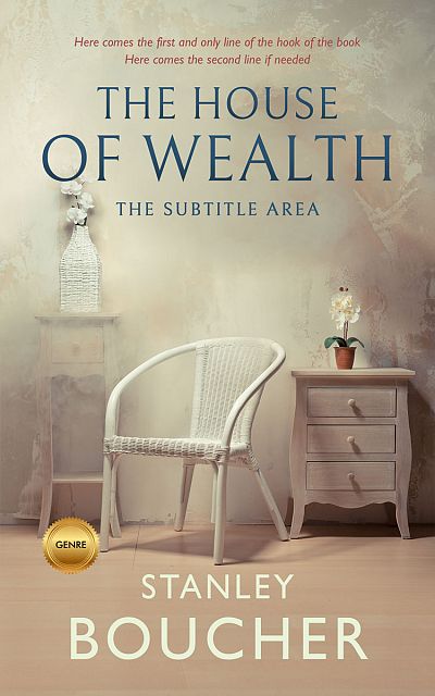 Pre Made Book Cover Hillary
