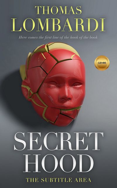 Pre Made Book Cover Scorpion