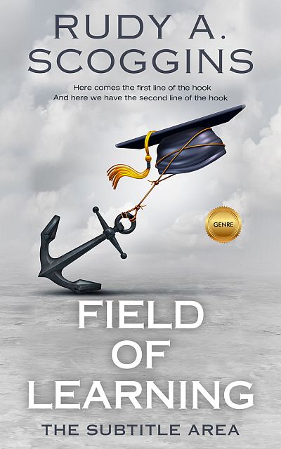 Pre Made Book Cover French Gray