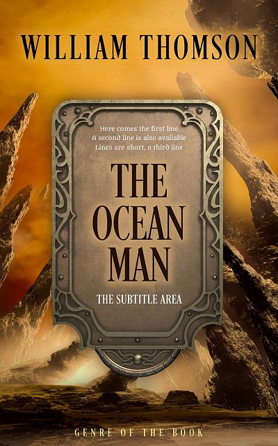 Pre Made Book Cover Cape Palliser