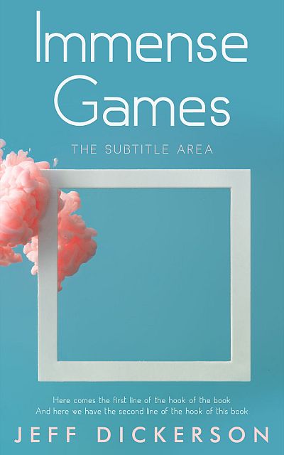 Pre Made Book Cover Hippie Blue