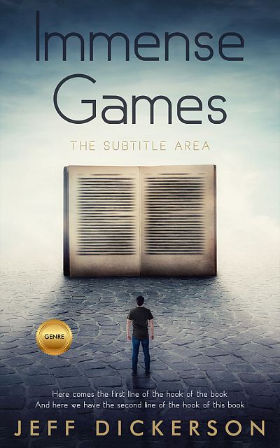 Pre Made Book Cover Kangaroo