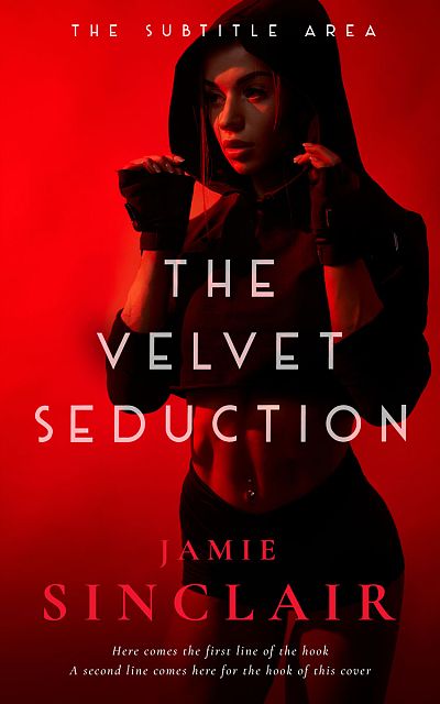 Pre Made Book Cover Sepia Black