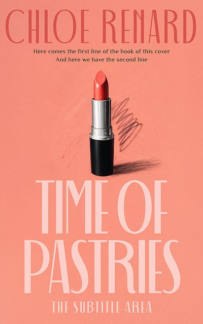 Pre Made Book Cover Apricot