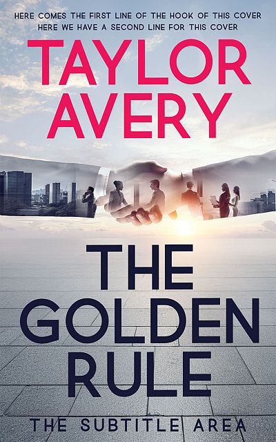 Pre Made Book Cover Silver Sand