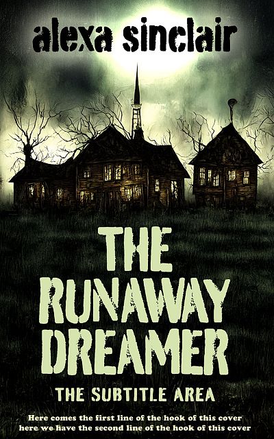 Pre Made Book Cover Log Cabin