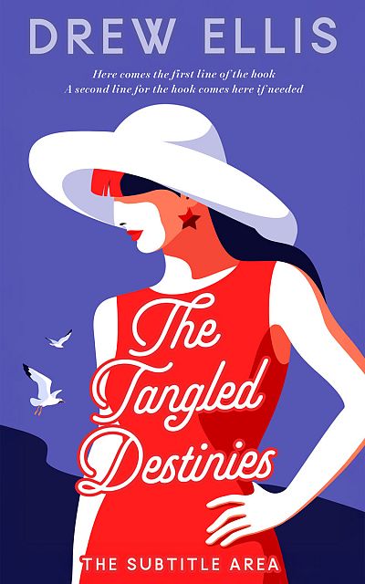 Pre Made Book Cover Burnt Sienna