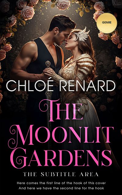 Pre Made Book Cover Puce