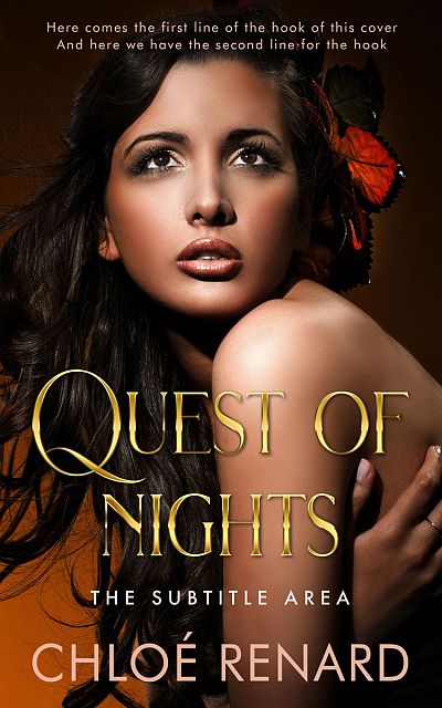 Pre Made Book Cover Antique Brass