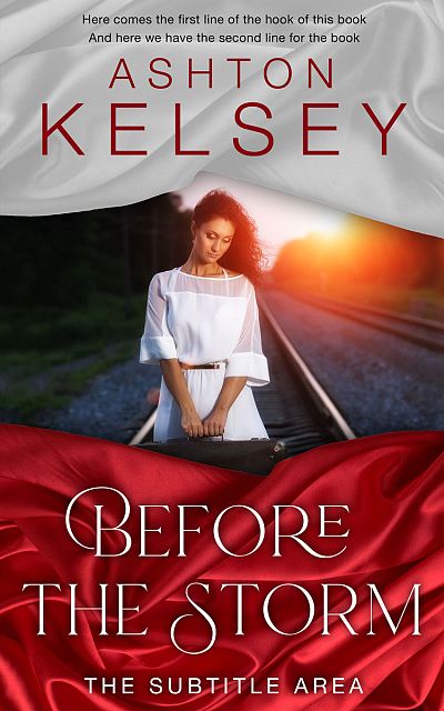 Pre Made Book Cover Silver