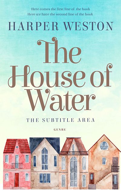 Pre Made Book Cover Surf Crest