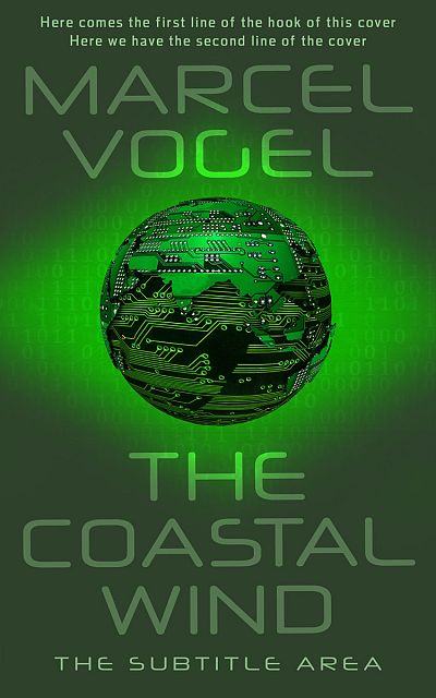 Pre Made Book Cover Green Kelp