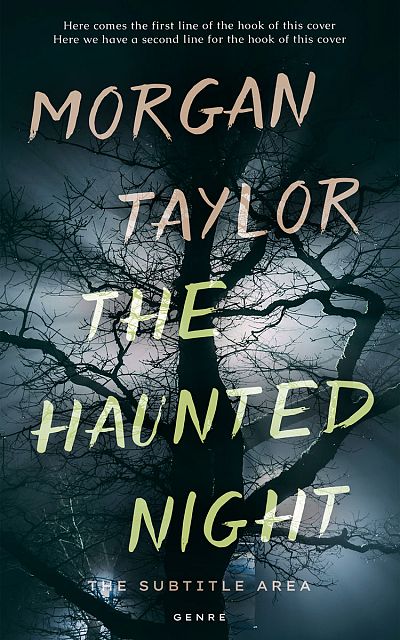 Pre Made Book Cover Timber Green