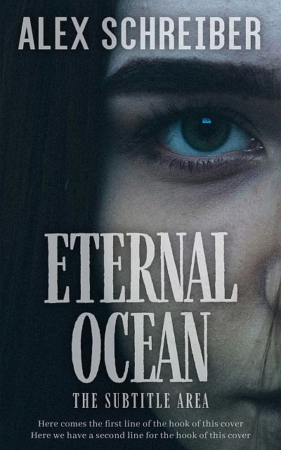 Pre Made Book Cover Ebony Clay