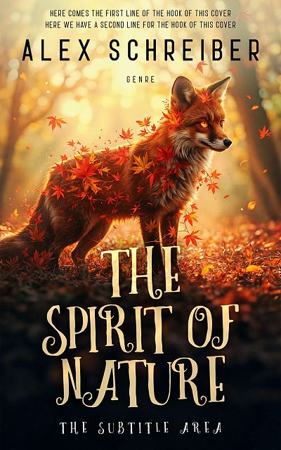 Pre Made Book Cover Cod Gray