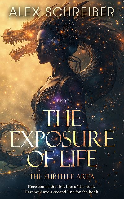 Pre Made Book Cover Harvest Gold