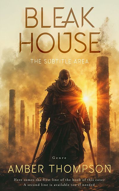 Pre Made Book Cover Tussock