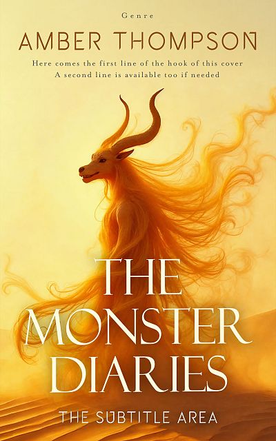 Pre Made Book Cover Buff