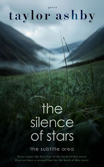 Pre Made Book Cover Jungle Mist