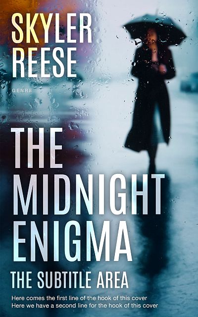 Pre Made Book Cover Blue Dianne