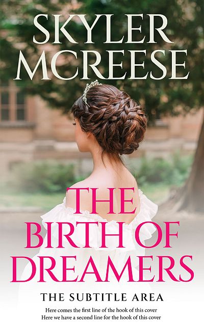Pre Made Book Cover Soft Amber