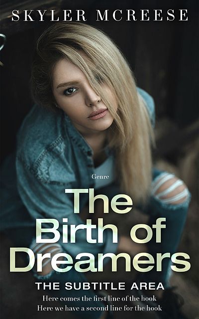 Pre Made Book Cover Outer Space
