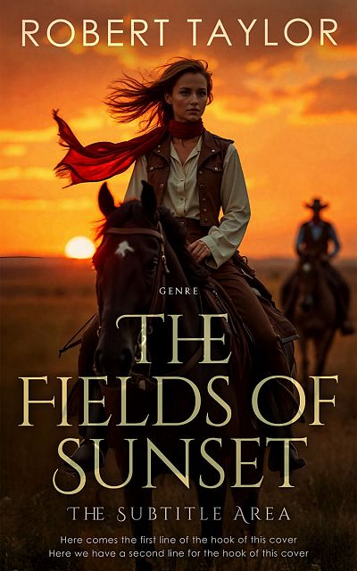 Pre Made Book Cover Fire Bush