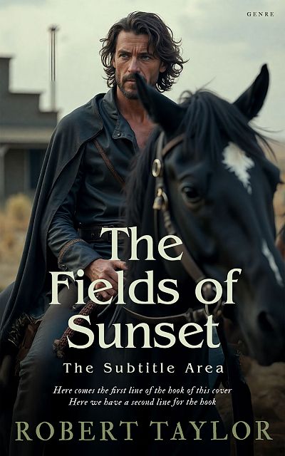 Pre Made Book Cover Foggy Gray