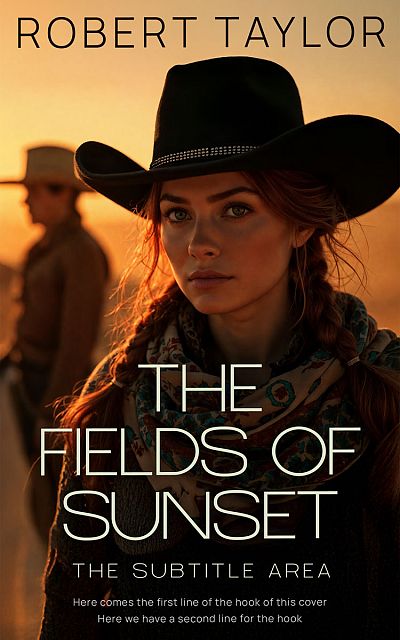 Pre Made Book Cover Harvest Gold