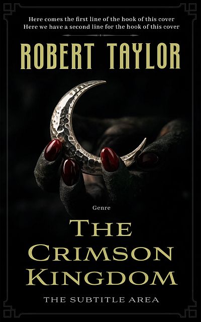 Pre Made Book Cover Cod Gray