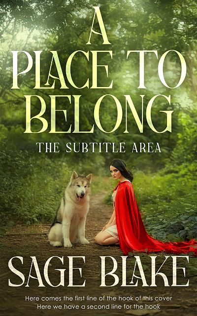 Pre Made Book Cover Thatch Green