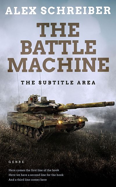 Pre Made Book Cover Heather