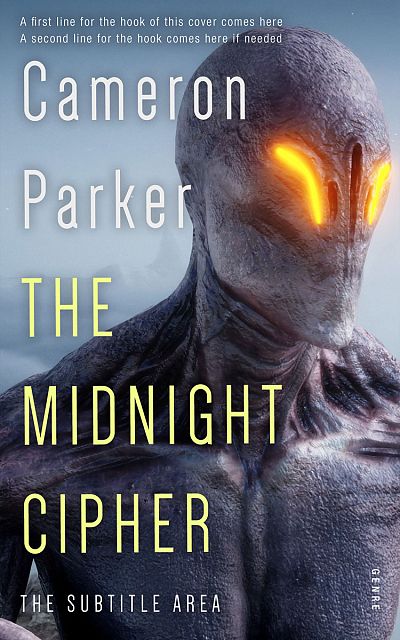 Pre Made Book Cover Bright Gray