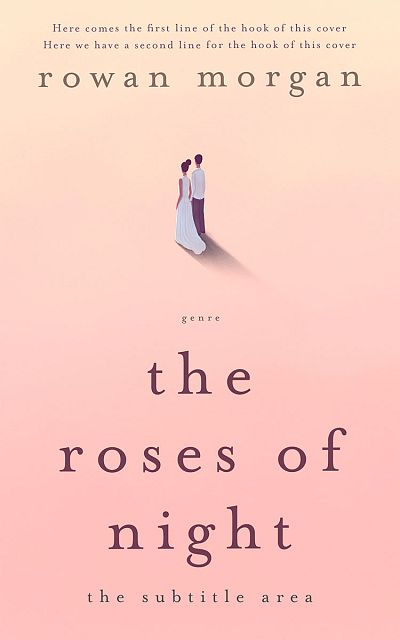 Pre Made Book Cover Apricot Peach