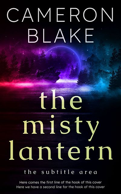 Pre Made Book Cover Ebony
