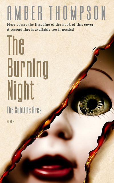 Pre Made Book Cover Graphite