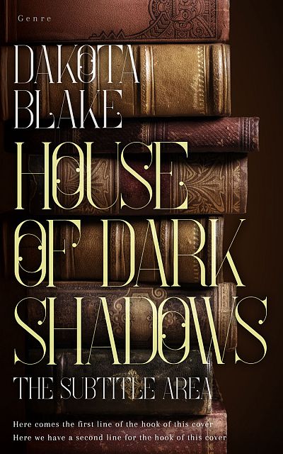 Pre Made Book Cover Coffee Bean
