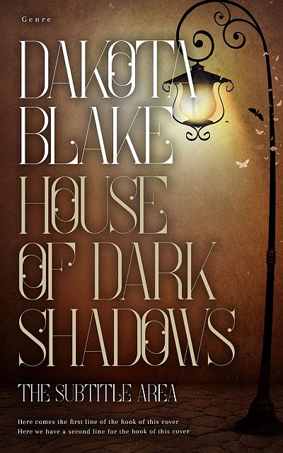 Pre Made Book Cover Metallic Bronze