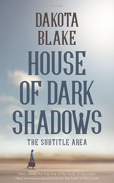 Pre Made Book Cover Silver Sand