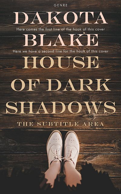 Pre Made Book Cover Taupe