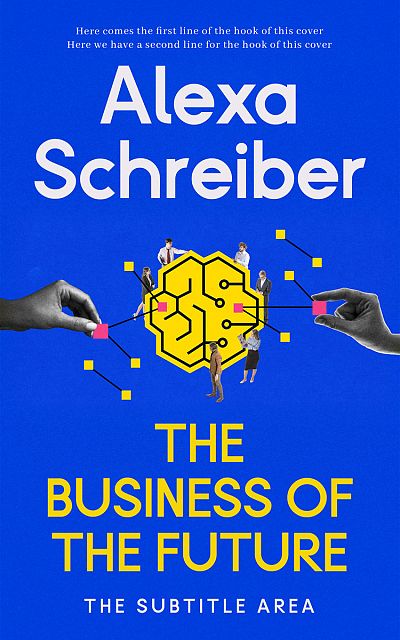 Pre Made Book Cover Science Blue