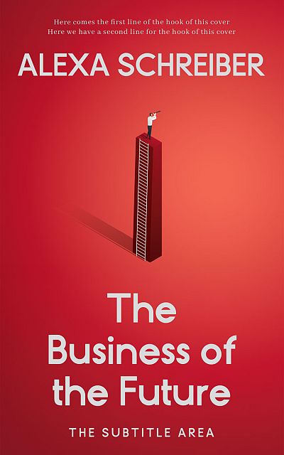 Pre Made Book Cover Persian Red
